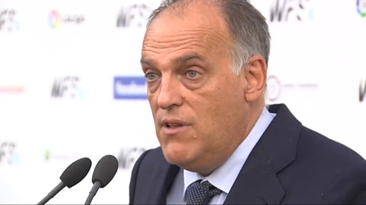 Tebas: "Parece que vamos a jugar toda LaLiga en Miami"