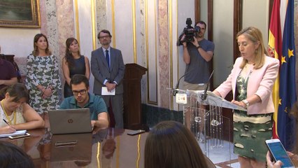 Ana Pastor en rueda de prensa