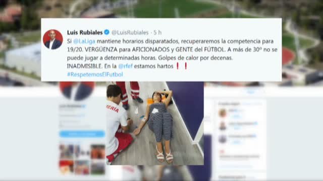 El calor ha sido la última excusa para el nuevo capítulo de la guerra entre Tebas y Rubiales