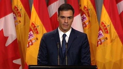 Sánchez pone a Quebec de ejemplo para Cataluña