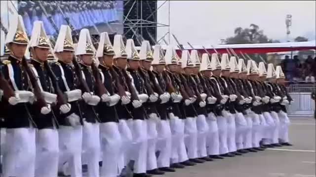 La unidad canina del ejército de Chile acapara los focos en el desfile para conmemorar la independencia