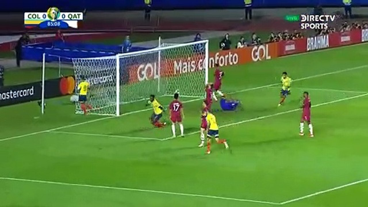 1-0 Duvan Zapata Goal - Colombia 1-0 Qatar - Copa América - 19.06.2019