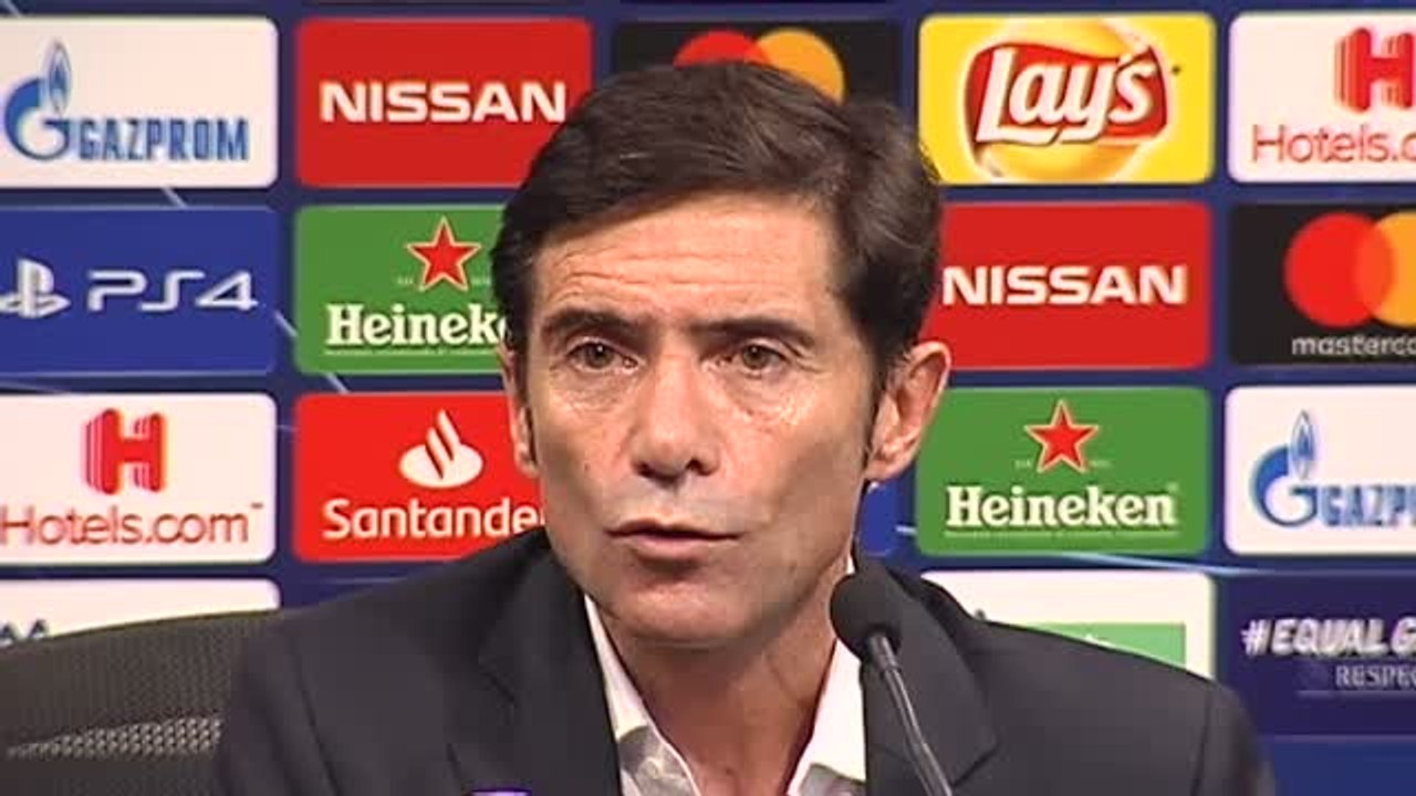 Marcelino: "Creo que todavía no estamos preparados para competir con equipos de este nivel"