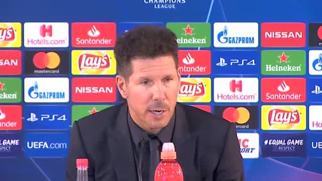 Simeone: La reacción del equipo fue lo más importante de la noche