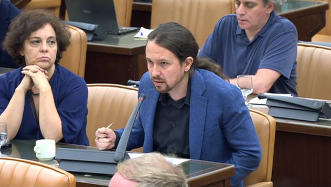 José María Aznar responde a Pablo Iglesias en la Comisión de Investigación de la financiación ilegal del PP