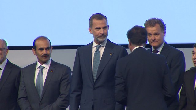 El Rey inaugura el salón Gastech 2018 sin presencia del Govern