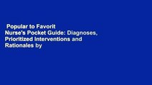 Download Book Nurses Pocket Guide Diagnoses Prioritized - 