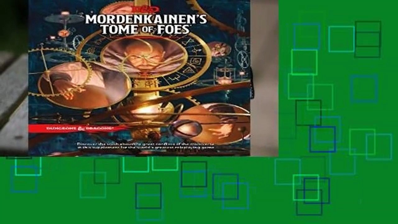 [Read] D d Mordenkainen s Tome of Foes (Dungeons   Dragons)  For Free