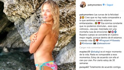 Patry Montero luce su incipiente barriguita de embarazada