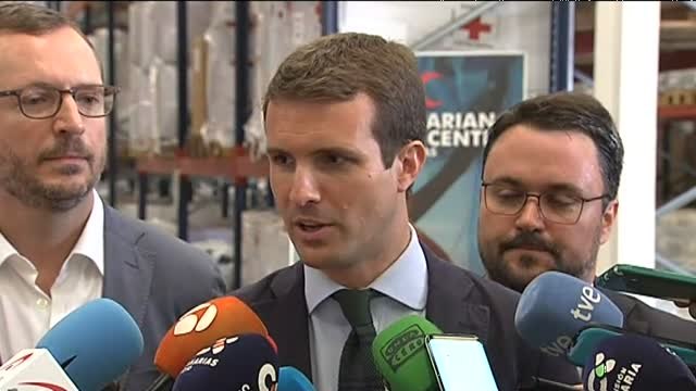Casado recuerda que el PP no ha pedido la dimisión de Sánchez, solo una explicación las Cortes sobre su máster