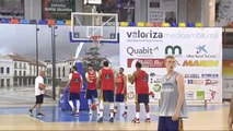 La selección de baloncesto ultima la preparación antes de viajar a Kiev