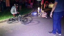 Ciclista fica ferido após ser atingido por motocicleta na Região do Lago