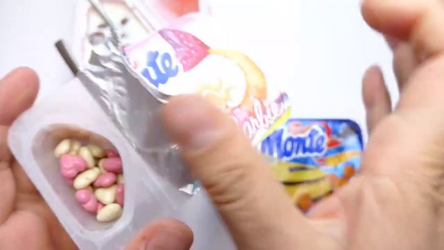 Smarties KitKat Joghurt Mix and Monte Barbie Hot Wheels Pudding