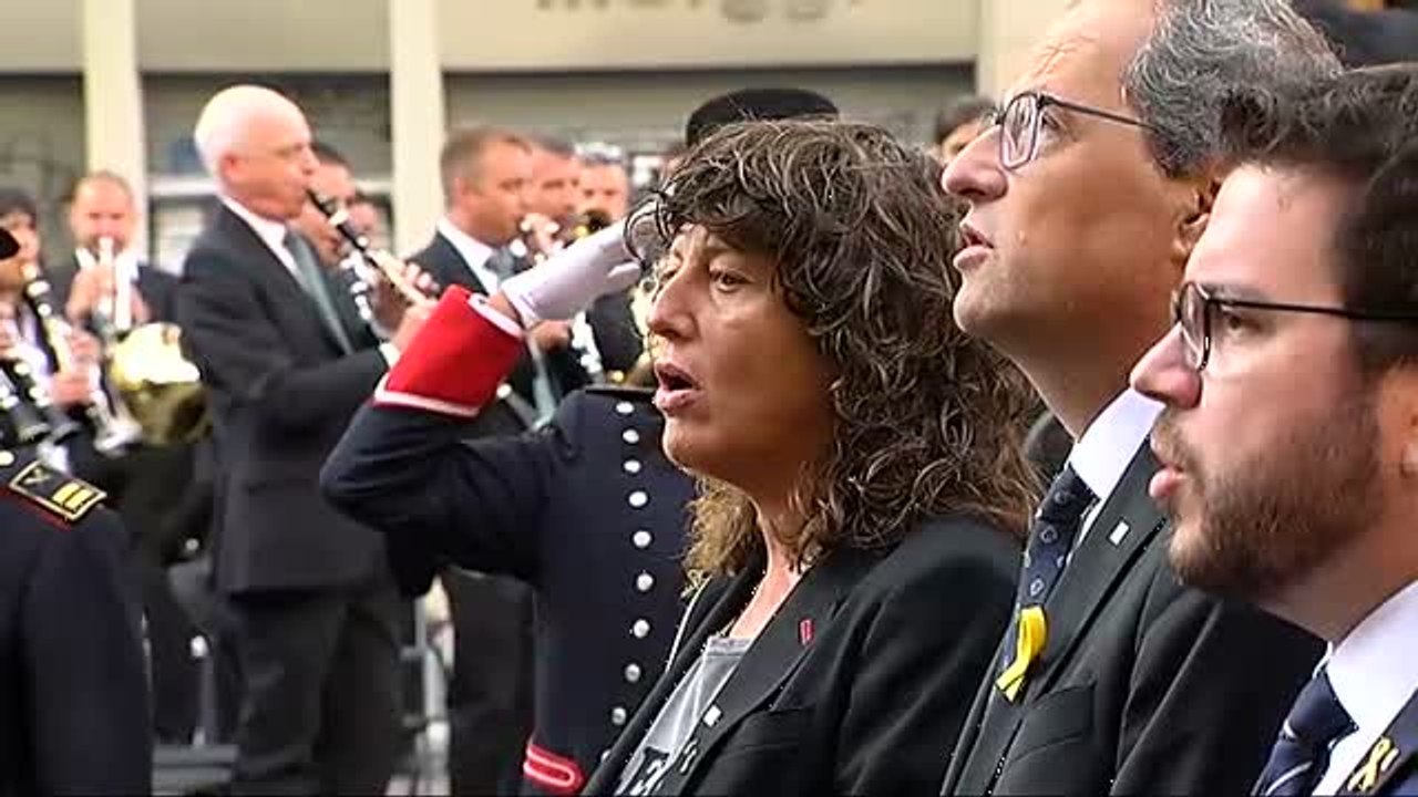 El independentismo convierte la Diada en un día de homenajes para los políticos encarcelados