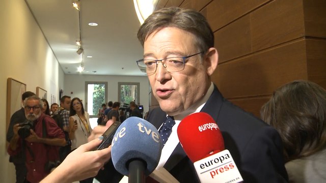 Ximo Puig en las Cortes Valencianas