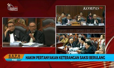 Hakim Pertanyakan Keterangan Saksi Tim Prabowo yang Berulang