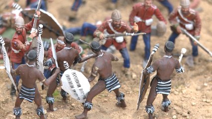 "Zulú" una exposición de 2.500 miniaturas sobre las guerras coloniales