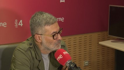 Llíder de la CUP, Carles Riera, en una entrevista