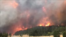 Incendio en el Condado de Shasta ha forzado la evacuación de decenas de personas