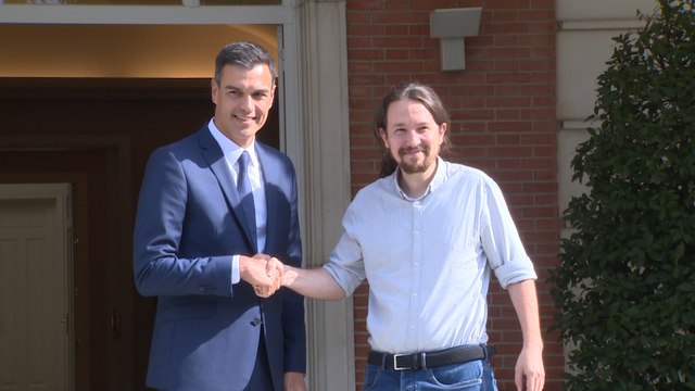 Reunión entre Pedro Sánchez y Pablo Iglesias
