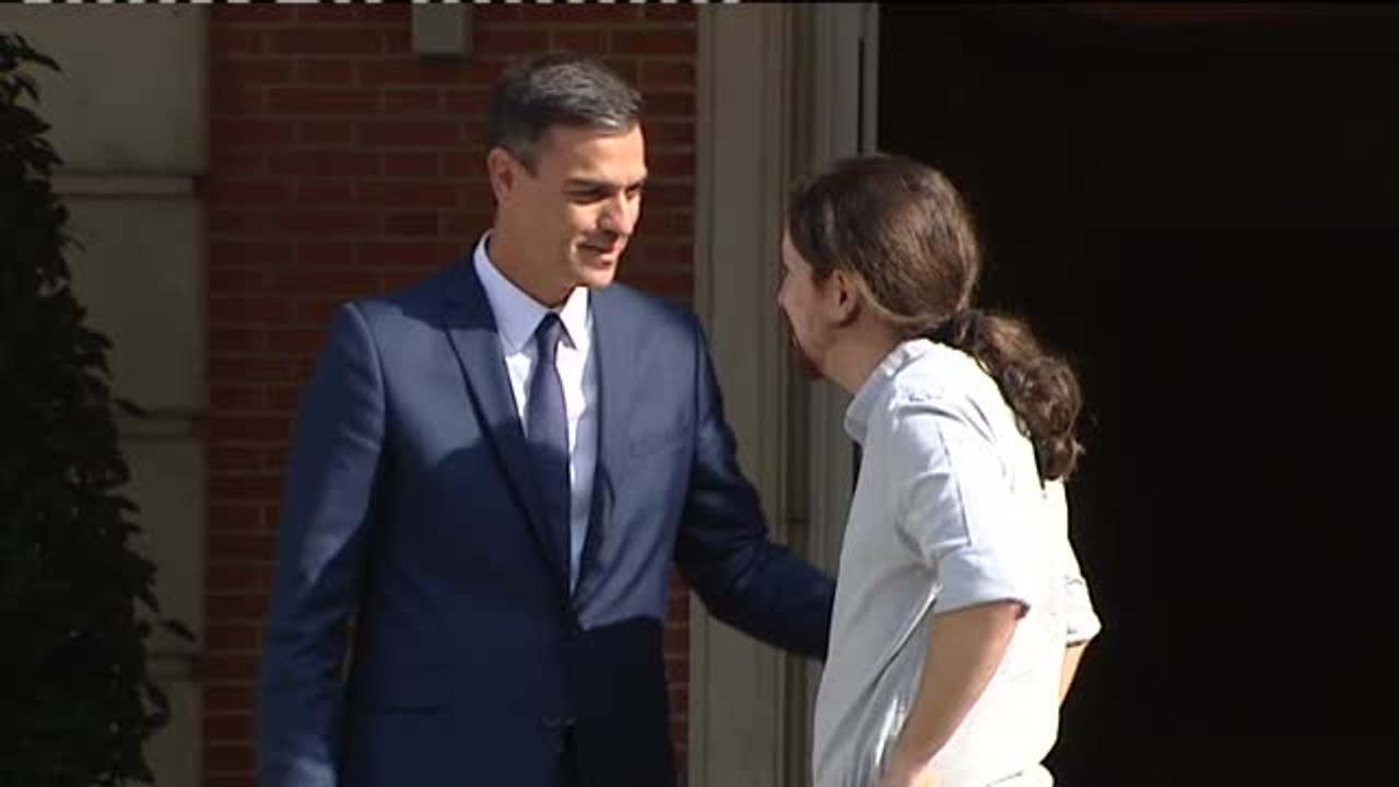 Sánchez e Iglesias, reunidos para negociar los Presupuestos