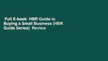 Full E-book  HBR Guide to Buying a Small Business (HBR Guide Series)  Review