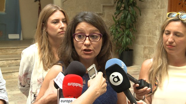 Oltra sobre Catalunya: Veo signos positivos y esperanzadores por ambos lados