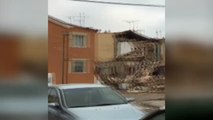 Una fuerte explosión derrumba dos viviendas en un barrio de Burgos