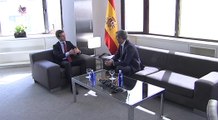 Casado se reúne con el presidente de Canarias, Clavijo