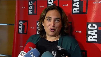 Ada Colau: "Desmiento que haya una rotura interna que provoque la salida de Xavier Domènech"