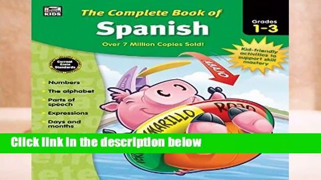 [BEST SELLING] Complete Book of Spanish, Grades 1 - 3