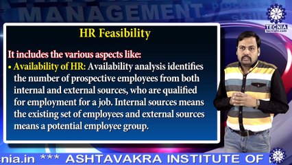 Dr.  Amit Kumar || HR Feasibility || MBA || TIAS || TECNIA TV