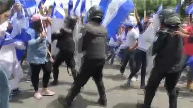 Dos heridos de bala en las protestas contra las políticas de Ortega en Nicaragua