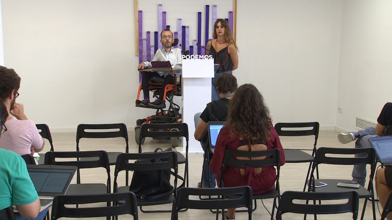 Echenique y Vera de Podemos