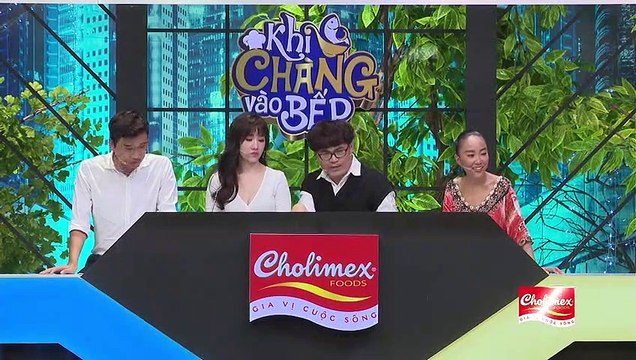 Xuân Nghị sung sướng khi được Hari Won đút ăn - Khi Chàng Vào Bếp - Mùa 2