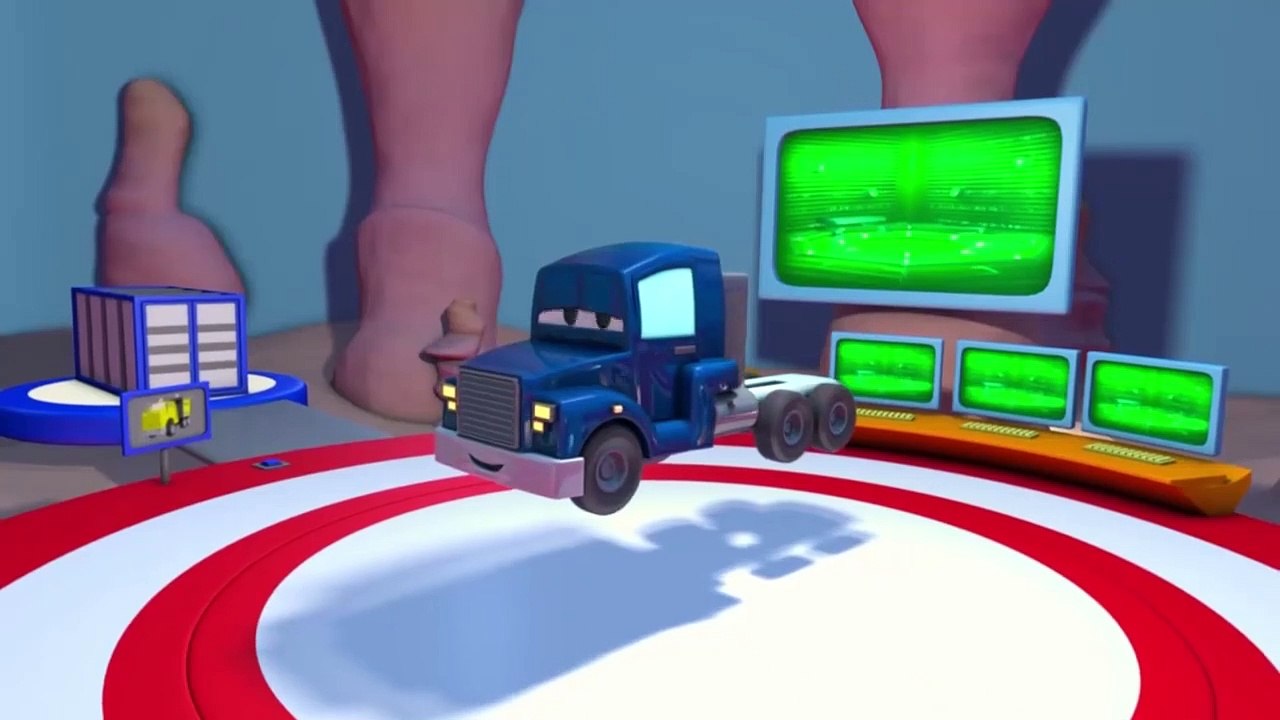 Carl Rescues Babies Turning Himself into a Fisher Boat - Carl the Super Truck - Cars videos for kids