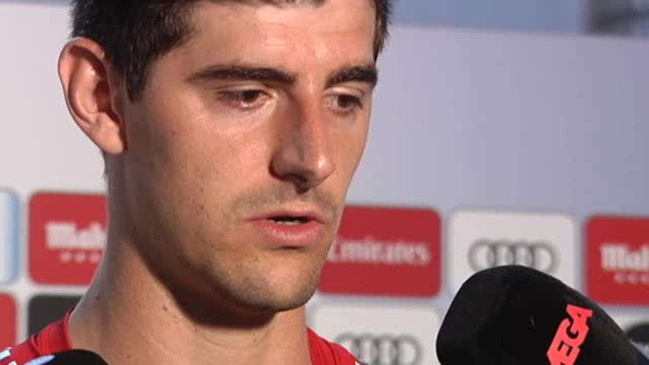 Courtois: "La prensa busca polémica donde no hay, Keylor y yo nos llevamos muy bien"