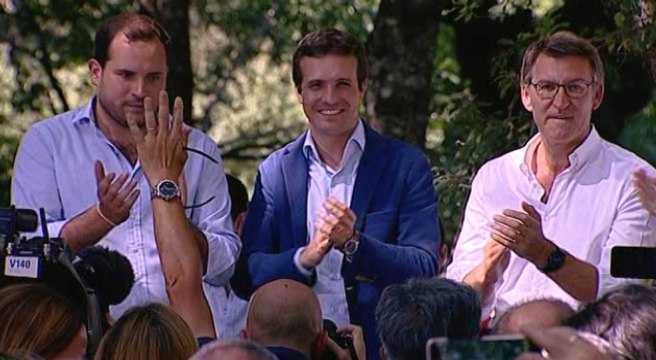 Casado y Feijóo acuden al inicio del curso político en Galicia