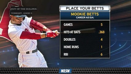 Mookie Betts Having Success When Being Called Upon As Designated Hitter