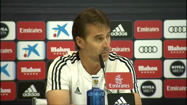Lopetegui: Con la llegada de Mariano la plantilla queda cerrada, estamos contentos