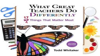 R.E.A.D What Great Teachers Do Differently: 17 Things That Matter Most D.O.W.N.L.O.A.D