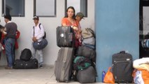 Inmigrantes venezolanos llegando a Perú