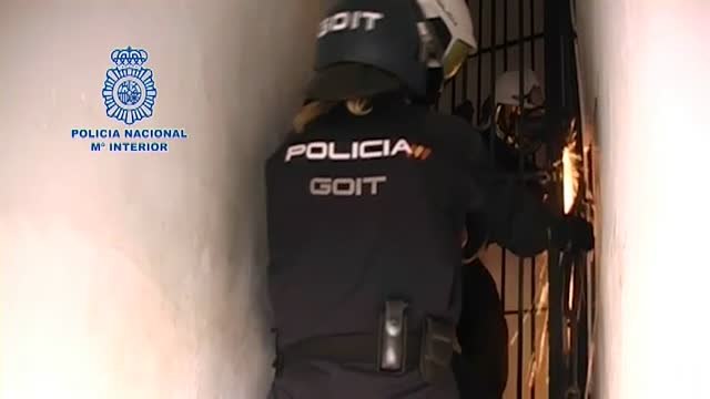 Espectacular redada contra el menudeo de droga en Palma de Mallorca