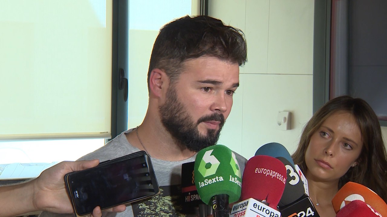 Rufián califica a Ciudadanos como "casi un 'partido fake'"