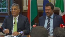 Mateo Salvini (Italia) y Viktor Orban (Hungría) se reúnen en Milán para trazar un proyecto contra la inmigración