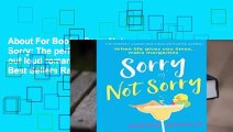 About For Books  Sorry Not Sorry: The perfect laugh out loud romantic comedy  Best Sellers Rank : #4