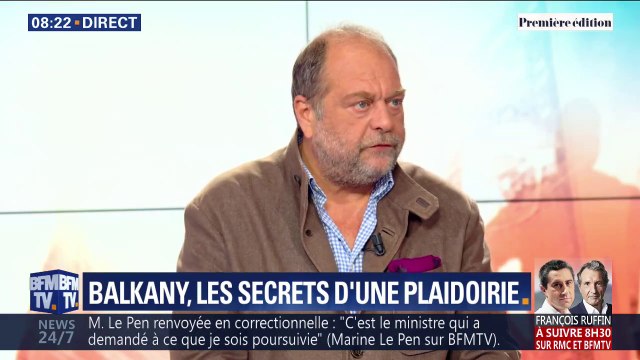 Éric Dupond-Moretti dénonce la justice d'exception qui se distingue souvent par ses excès dans le procès Balkany