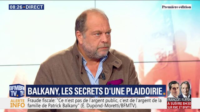 Éric Dupond-Moretti sur le procès Balkany : Dans ce genre d'affaire, on entend d'avantage les rumeurs que la voix de son avocat.