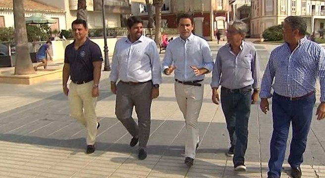 Teodoro García Egea en Los Alcázares