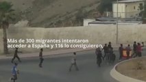 Gobierno expulsa a Marruecos a todos los migrantes que ayer saltaron la valla de Ceuta